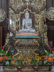 Buddha at Wat Nantaram in Phayao, Thailand
