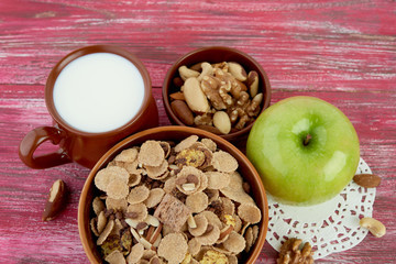 breakfast on table