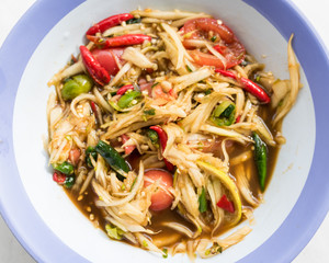 Som Tum, Thai papaya salad