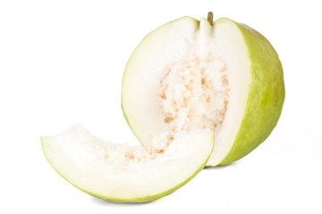 guava fruit isolated on white background