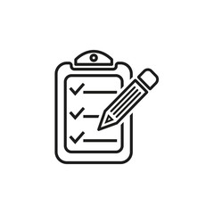 Clipboard  icon.