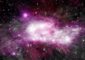 galaxy in a free space