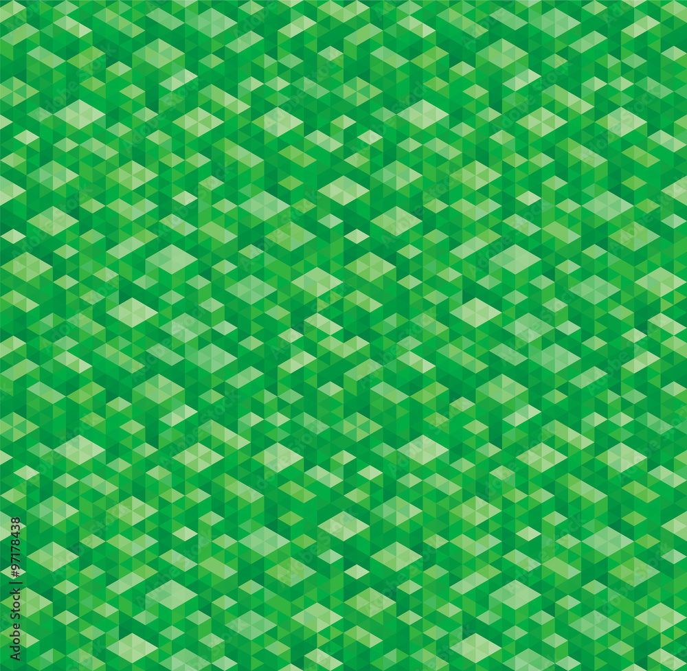 Poster abstract geometric green texture background. seamless vector.