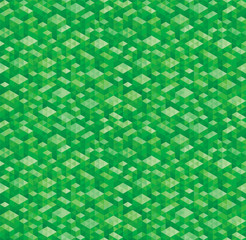 Abstract geometric green texture background. Seamless vector.