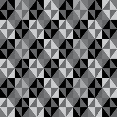 Geometric fun pattern with pearl grey and black diamonds