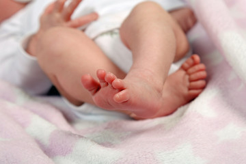 Fototapeta na wymiar Babys Füße