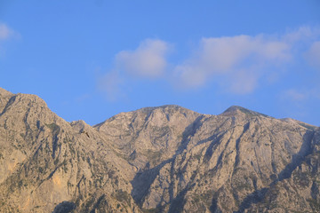 Landscape with the image of mountains