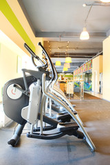 Interior of a fitness hall