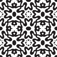 Abstract geometric symmetry modern fashion seamless pattern