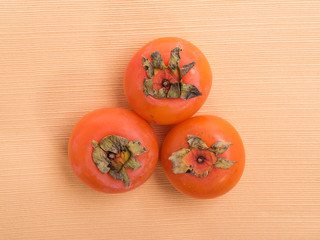 ripe persimmons