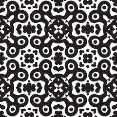 Fototapeta premium Abstract geometric symmetry modern fashion seamless pattern