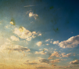 Grunge image of sky background.