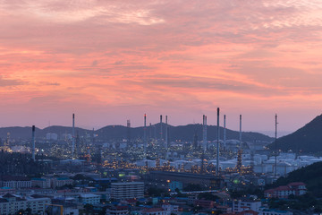 industrial power plant oil station