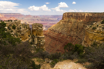 View over the Grand Canyon landscape, USA