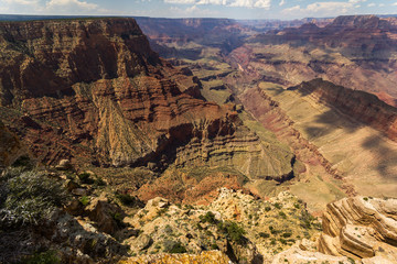 View over the Grand Canyon landscape, USA