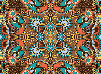 ethnic horizontal authentic decorative paisley pattern for your 