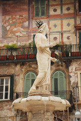 The Madonna Verona in Piazza Delle Erbe