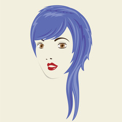 Long Straight Woman HairStyle.