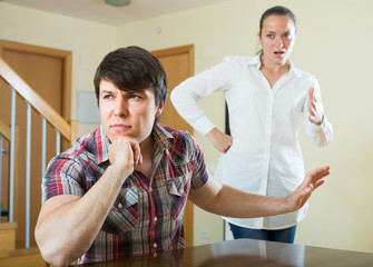 Woman having problems with her husband