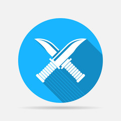 cross knife icon