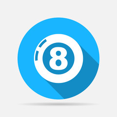 icon bilyard ball