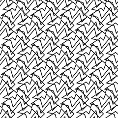 Seamless decorative vector background with abstract geometric shapes