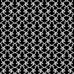 Seamless decorative vector background with abstract geometric shapes