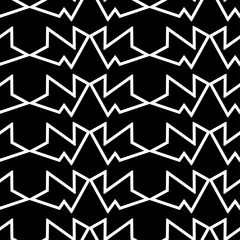 Seamless decorative vector background with abstract geometric shapes