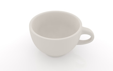Coffee cup isolated on white background