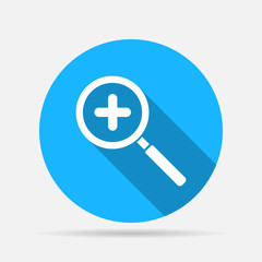 Obraz premium icon magnify plus
