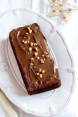 Chocolate cake for Christmas