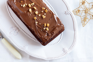 Chocolate cake for Christmas