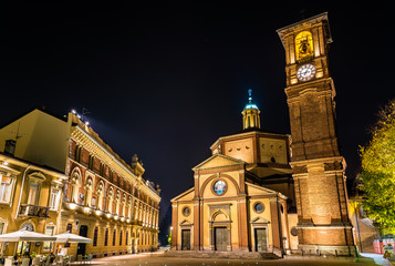 Basilica di San Magno and Palazzo Municipale in Legnano - Italy