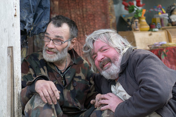 homeless friends