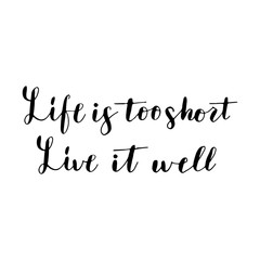 Hand drawn vector lettering. Motivating modern calligraphy