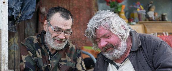 homeless friends