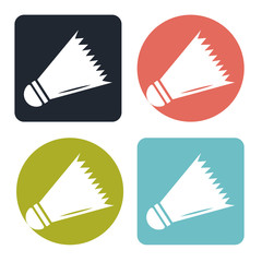 Shuttlecocks icon