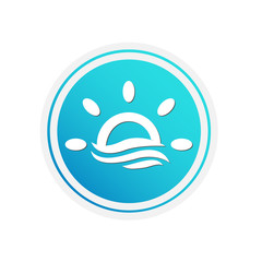 Weather blue icon