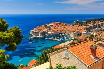 Naklejka na ściany i meble Dubrovnik, Croatia