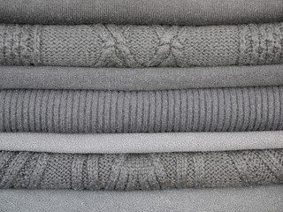 Cold weather dark gray clothes