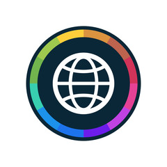 Colorful Web-Button
