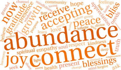 Abundance Word Cloud