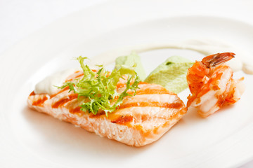 salmon steak