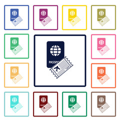 Travel documents icon