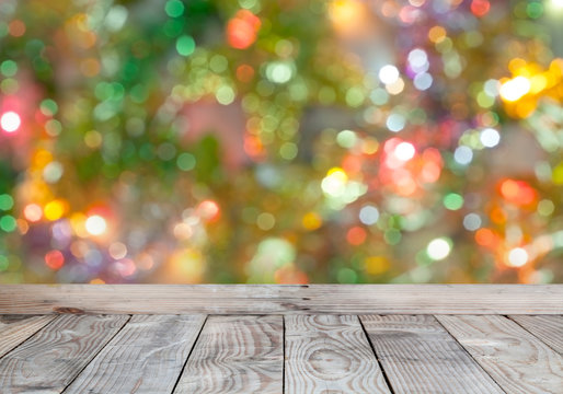 Bokeh from chrismas tree ,beautiful color for background.