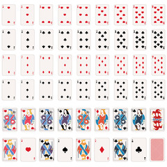 Vector Full Set of Playing Cards