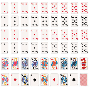 Vector Full Set of Playing Cards