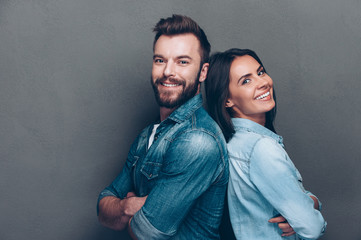 Happy loving couple. 