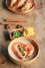 rice porridge with shrimp
