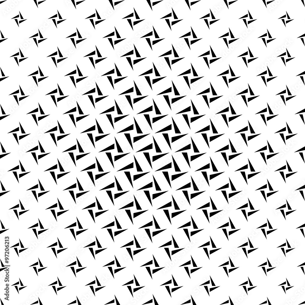 Poster monochrome seamless polygon pattern